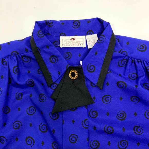 Vtg Worthington Womens sz 12 button up shirt L - Picture 2 of 10